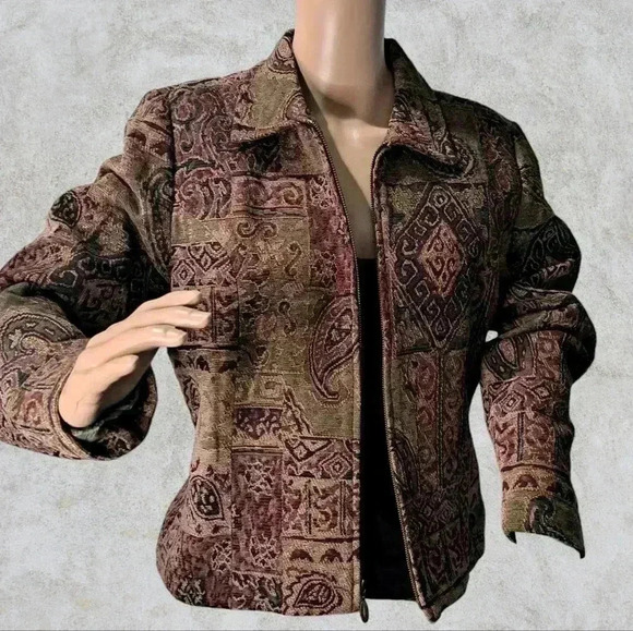 Christopher & Banks Jackets & Blazers - Christopher & Banks Zip-Up Jacket sz M